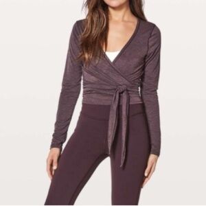 Lululemon Tied To It Wrap Top